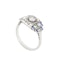 A French Art Deco Sapphire and Diamond Ring - image 2