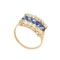 An Burma Sapphire & Diamond Ring - image 5