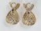 Super French diamond drop earrings sku 5089 DBGEMS - image 2