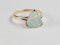 Triangular opal single stone ring sku 5067  DBGEMS - image 4