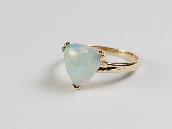 Triangular opal single stone ring sku 5067  DBGEMS - image 3