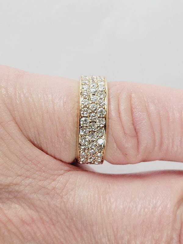 3 row diamond eternity ring sku 5091  DBGEMS - image 4