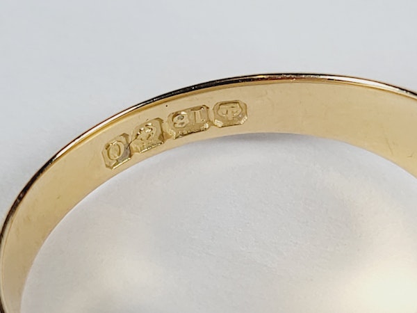 Vintage gold signet ring sku 5070  DBGEMS - image 4