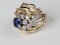 Vintage sapphire and diamond dress ring sku 5052  DBGEMS - image 3