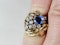 Vintage sapphire and diamond dress ring sku 5052  DBGEMS - image 5