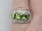 Peridot and diamond dress ring sku 5047 DBGEMS - image 3