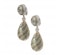 Modern Emerald Diamond And Gold Drop Earrings - image 2