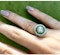 Diamond Emerald And Platinum Target Ring, 1.29ct - image 2
