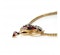 Antique Garnet Diamond And Gold Snake Necklace, Circa 1860 - image 1