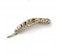 Vintage Gold And Diamond Feather Brooch, 3.50ct - image 3