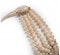 Vintage Coral And Cultured Pearl Five Row Necklace - image 3