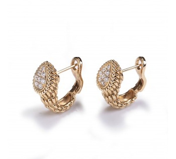 Boucheron "Serpent Bohème" Diamond Earrings - image 3