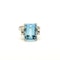 Aquamarine and Diamond ring, c1930 @Finishing Touch - image 2