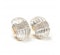 Maz Carved Rock Crystal And Diamond Earrings, 2.25ct - image 2