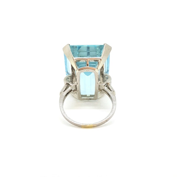 Vintage Aquamarine Ring, just over 54 carats @Finishing Touch - image 2