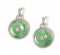 Jade And Diamond Drop Earrings, 4.50ct - image 2