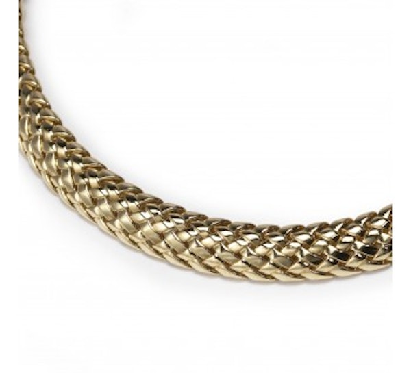 Tiffany & Co. Gold "Vannerie" Necklace - image 4
