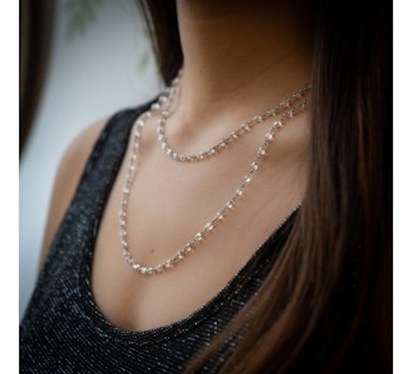 Briolette Diamond Necklace, 36.83ct - image 3