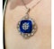 Art Deco Guilloche Enamel Diamond Platinum And Gold Locket Pendant, Circa 1930 - image 4