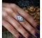 Art Deco Sapphire Diamond and Platinum Ring, Circa 1930 - image 3