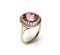 Pink Tourmaline And Gold Cluster Ring - image 2