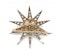 French Antique Diamond Silver And Gold Star Brooch, Circa 1880 - image 3
