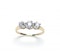 Three-Stone Diamond And Gold Ring 1.69 Carat, Circa 1920 - image 1