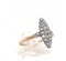 Antique Diamond Navette Ring - image 2