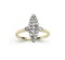 Antique Diamond Navette Ring - image 3