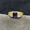 Sapphire Diamond Ring in 18ct Gold date circa 1905, SHAPIRO & Co since1979 - image 1