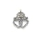 Victorian Diamond Double Heart And Bow Pendant - image 2