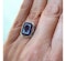 18ct White Gold Amethyst Intaglio Ring - image 3