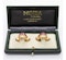 French Ruby And Gold Stirrup Cufflinks - image 3