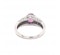 Pink Sapphire 1.57ct And Diamond Platinum Ring - image 2