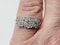 Edwardian three cluster diamond ring sku 5135  DBGEMS - image 4
