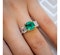 Aletto Brothers Colombian Emerald, Diamond, Platinum and Gold Ring, Circa 2000 - image 2