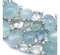 Aquamarine And Diamond Cluster Necklace - image 3