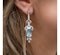 Aquamarine, Sapphire And Diamond Earrings - image 2