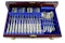 MAPPIN & WEBB Sterling Silver Cutlery - RATTAIL - 112 Piece Canteen for 12 - image 4