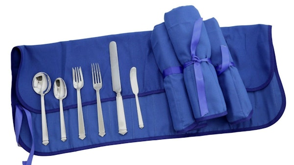 TIFFANY & Co Sterling Silver Cutlery - HAMPTON - 51 Piece Set for 8 - image 2