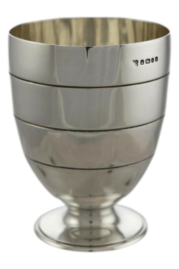 MARTIN HALL & Co Silver - Dr Christopher Dresser - Large Wine Ewer / Jug & Cups - image 2