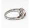 Vintage Ruby Diamond And Platinum Crossover Ring, Circa 1950 - image 3