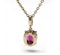 Ruby Diamond And 18ct Gold Pendant - image 3