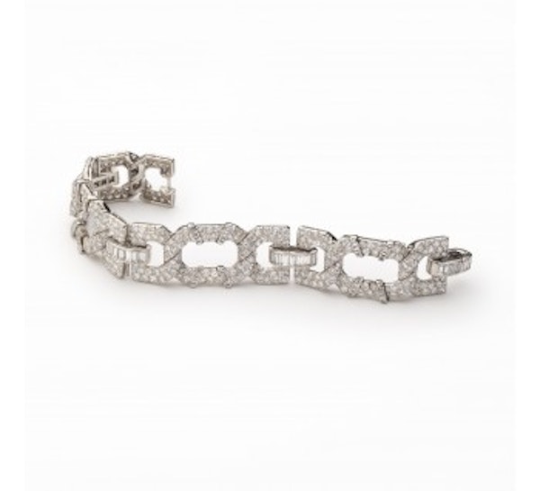 Cartier Art Deco Diamond Bracelet - image 3