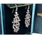 Diamond Drop Earrings, 3.80ct - image 3