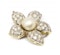 Vintage Pearl And Diamond Flower Earrings, Circa 1950 - image 2