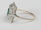 Fine Edwardian emerald and diamond ring sku 5129  DBGEMS - image 3