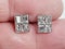 Baguette diamond stud earrings sku 5114  DBGEMS - image 3