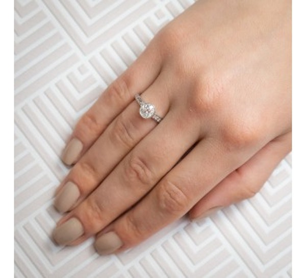 Cushion Cut Diamond Ring, 1.20ct - image 4