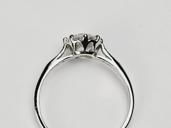 1.01ct art deco diamond engagement ring sku 5106  DBGEMS - image 4